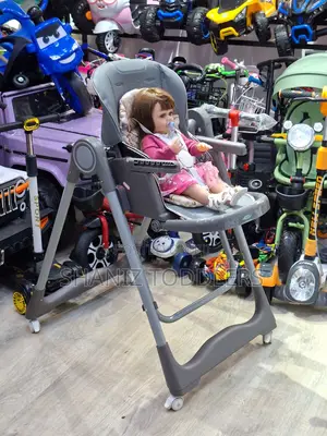 Easy Fold Baby Feeding Chair – Adjustable High Chair With Wheels