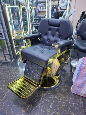 Golden Imported Barber Chair