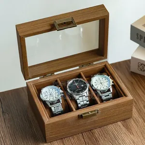3 Slots Watch Display Box