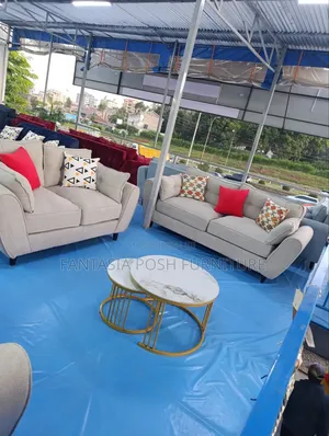 Beige 3+2 Sofa Set + Free Delivery