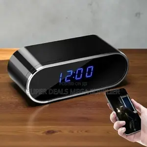 Ultra High Super Quality Wifi Alarm Table Clock Hidden Spy Camera