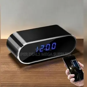 24/7 Operation Wifi Alarm Table Clock Hidden Spy Camera