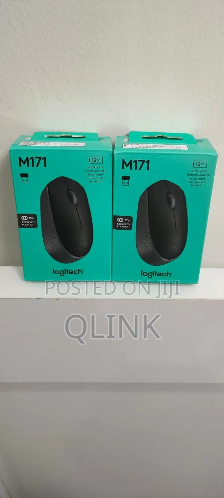 Logitech M171 Wireless Mouse - Blue