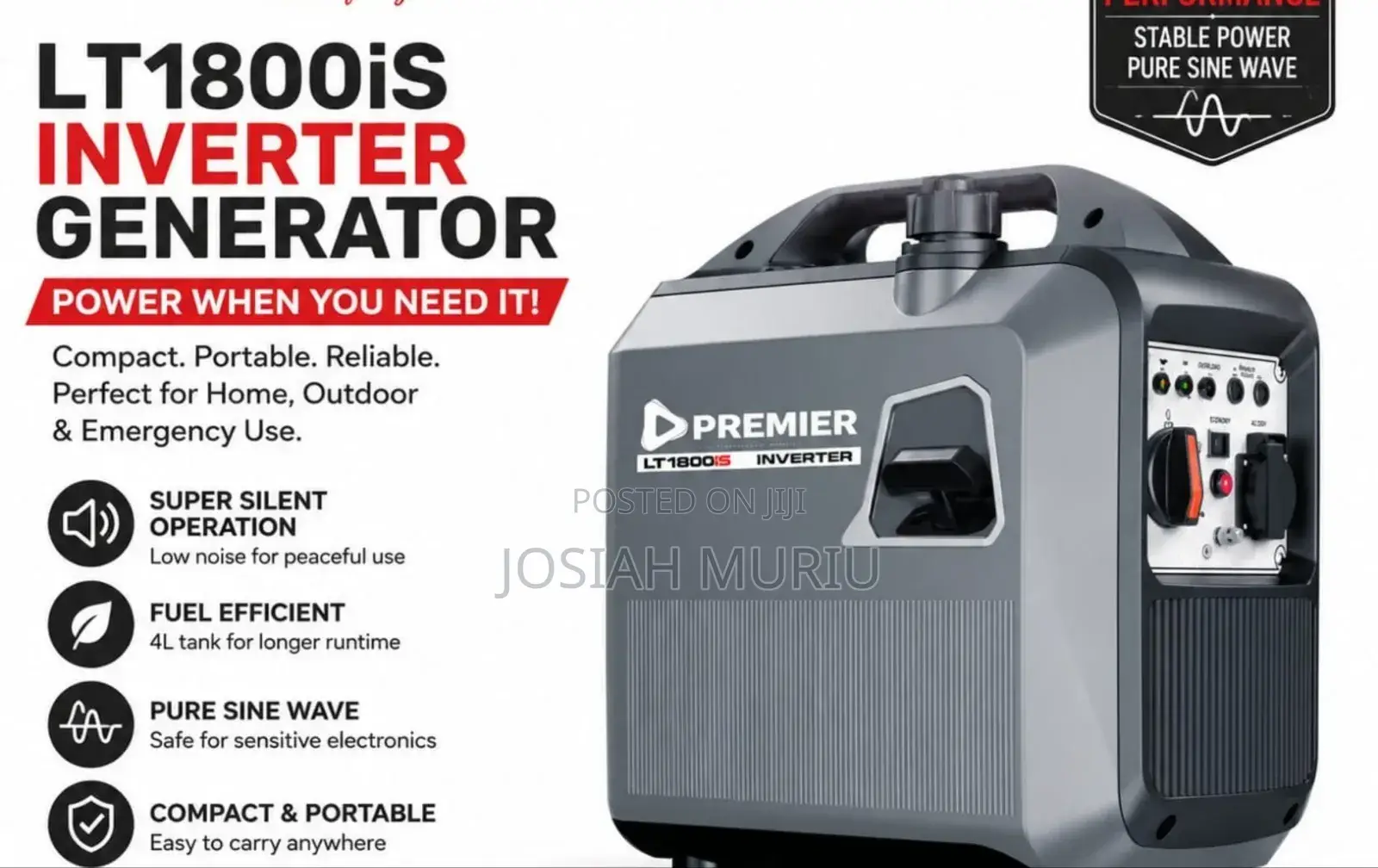 2.0kw Premier Silent Generator