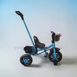 Playful Kids Bike Bicycle Tricycle With Push Handle