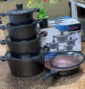 Impoamor 10-Piece Die-Cast Cookware Set.