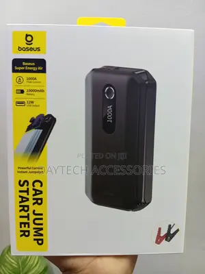 Baseus Super Energy Air Car Jump Starter Built-in 10000mah Power Bank