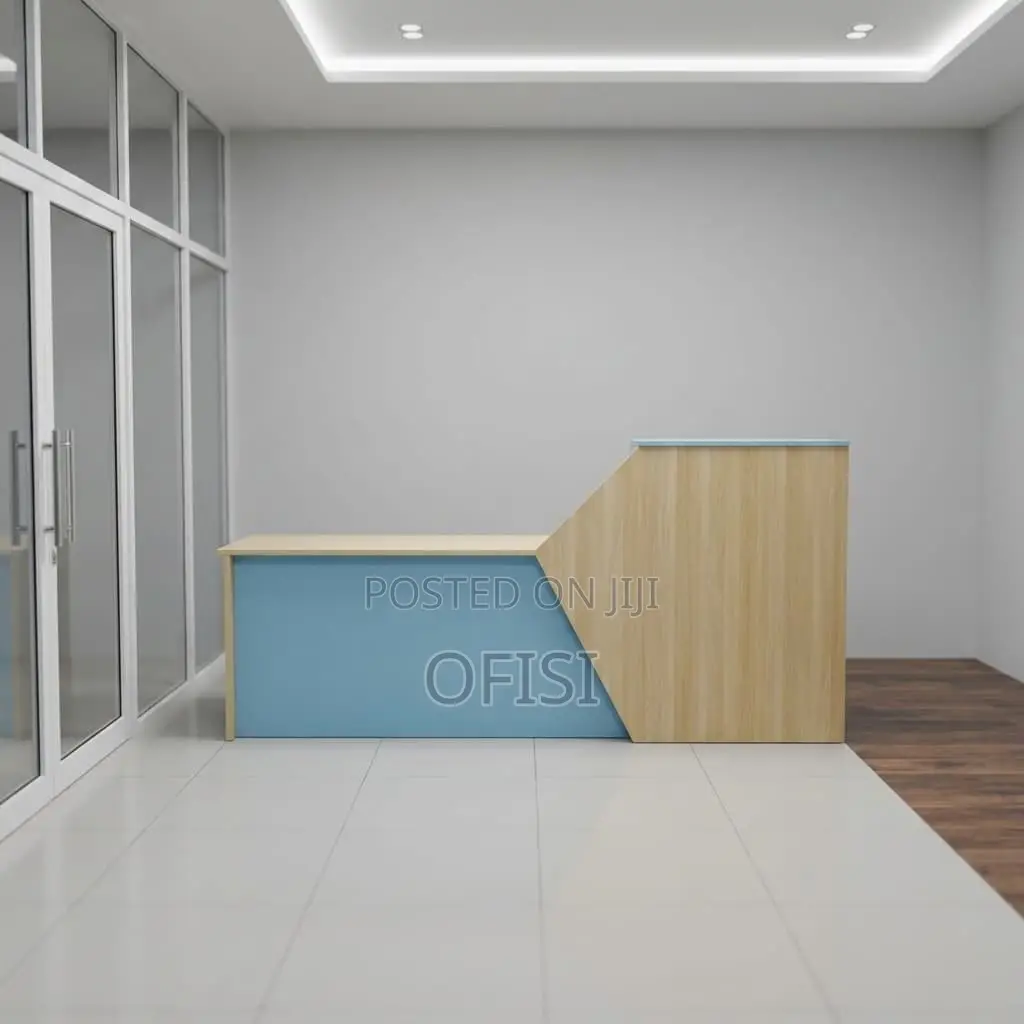 Reception Desk; 2.4m Custom Office Reception Table