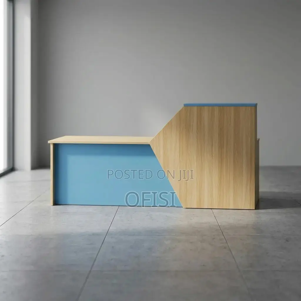 Reception Desk; 2.4m Custom Office Reception Table
