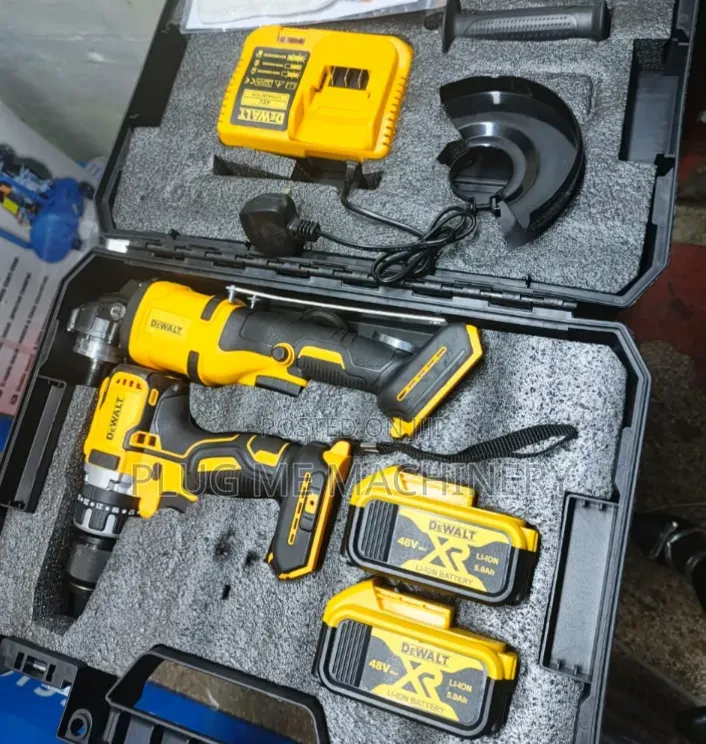 Highly Recommended Rechageable Dewalt Combo/ New 48v Grinder and Drill