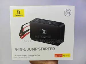 Baseus Super Energy 4-in-1 Jump Starter 6000 Mah 600a - Black