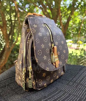 Vintage Stylish Unisex Monogram Mini Backpac