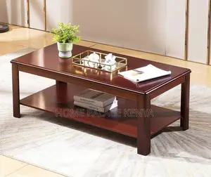 Coffee Table: Vintage Classic Elegant Double Storage Table