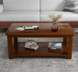 Coffee Table: Vintage Classic Elegant Double Storage Table