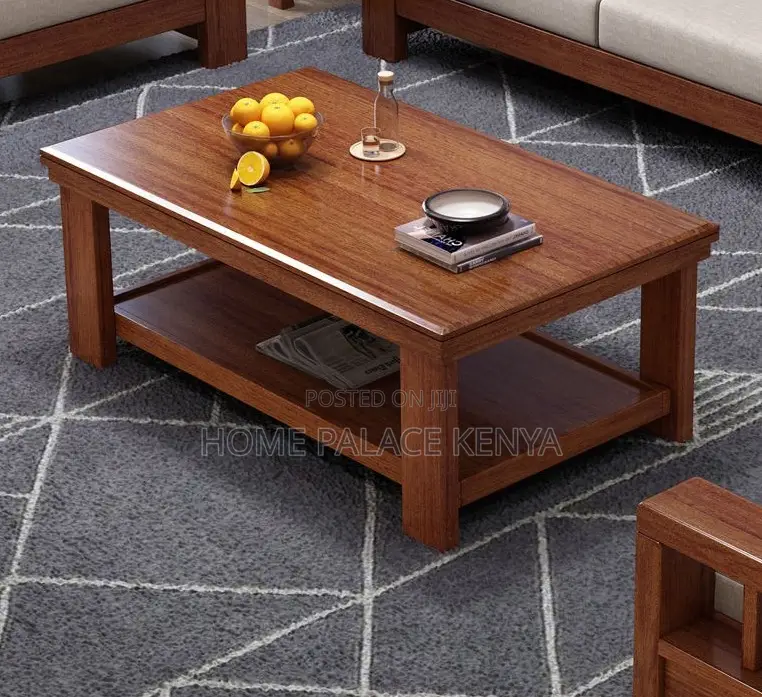 Coffee Table: Vintage Classic Elegant Double Storage Table
