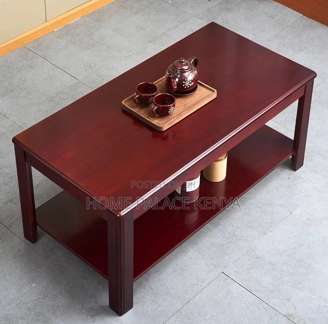 Coffee Table: Vintage Classic Elegant Double Storage Table