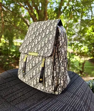 Dior Oblique Imspired Design Mimimalist Backpack