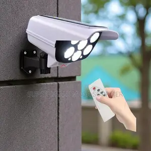 Adjustable Dummy Fake CCTV Camera With 77 Led Solar Light
