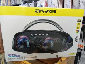 Awei Ka38 50w Wireless Outdoor Speaker Ipx5 Waterproof RGB Light