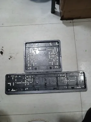 Universal Carbon Number Plate Holder | Premium License Plate Frame