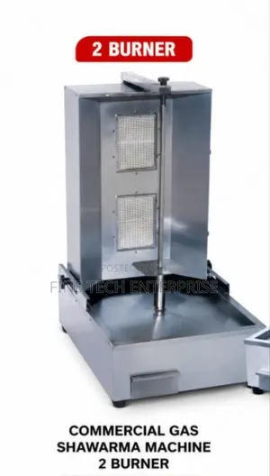 Commercial Gas Shawarma Machine 2 Burner