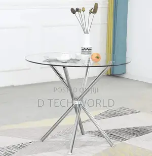 Glass Top Dining Table