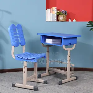 Plastic Adjustable Home Kids Desk Chair