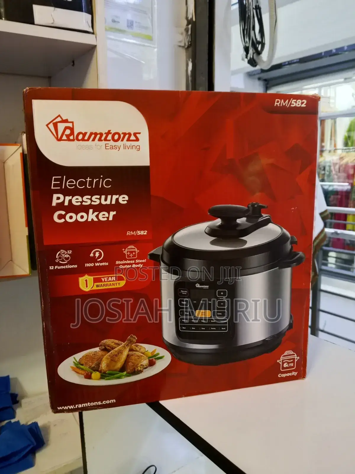 Ramtons 6l Electric Pressure Cooker