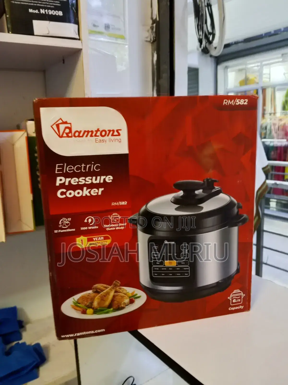 Ramtons 6l Electric Pressure Cooker