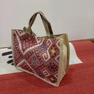 Geometric Print Pattern Tote Bag_re