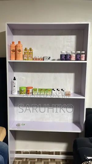 A White Coated Wood Shelf