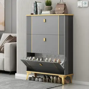 3 Tier Tipping Shoe Cabinet