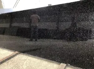 Natural Kenya Black Granite Slab 8×2ft – Ideal for Countertops