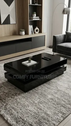 Curved Glass Table