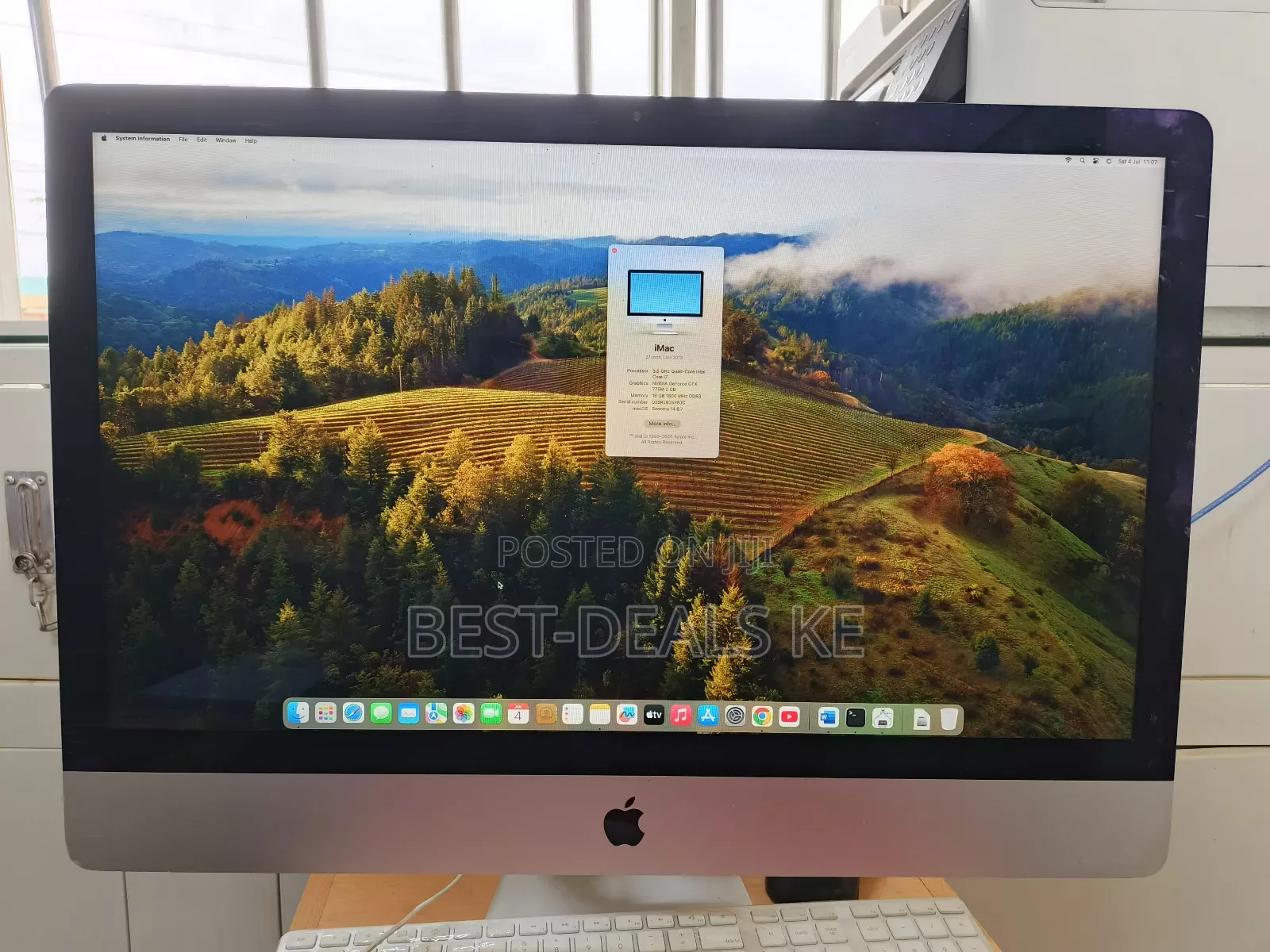 Desktop Computer Apple iMac 16GB Intel Core i7 HDD 1T