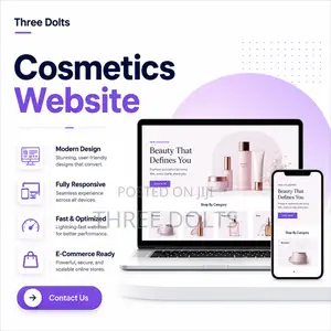 Cosmetics Beauty Website Design | Beauty Store Websites in Kenya