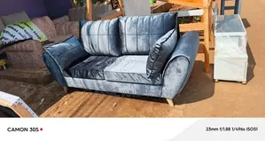 2 Seater Elegant Grey Sofa