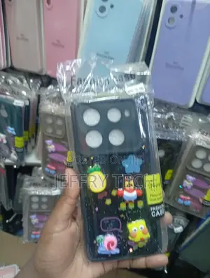Tecno Pop 7 4-Circle Matrix Cutouts Cover