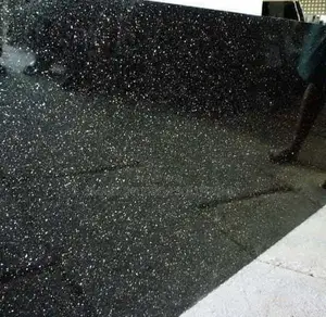 High-Gloss Kenyan Black Granite 8×2ft