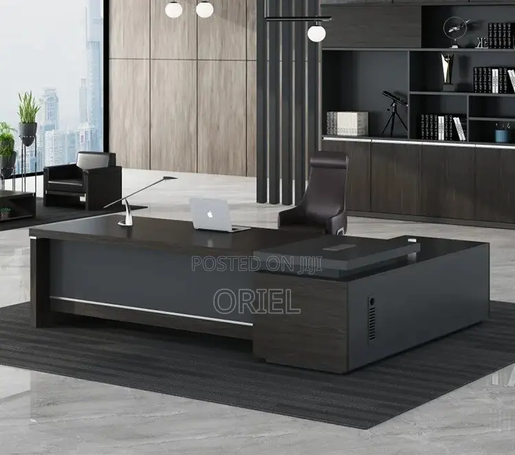 Office Table : 180cm L-Shaped Executive Table