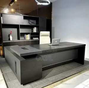 Office Table : 180cm L-Shaped Executive Table