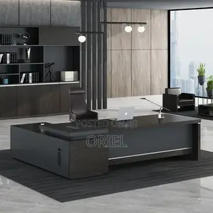 Office Table : 180cm L-Shaped Executive Table