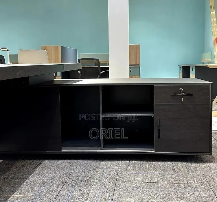 Office Table : 180cm L-Shaped Executive Table