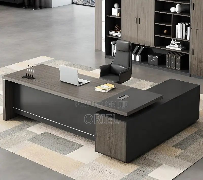 Office Table : 180cm L-Shaped Executive Table