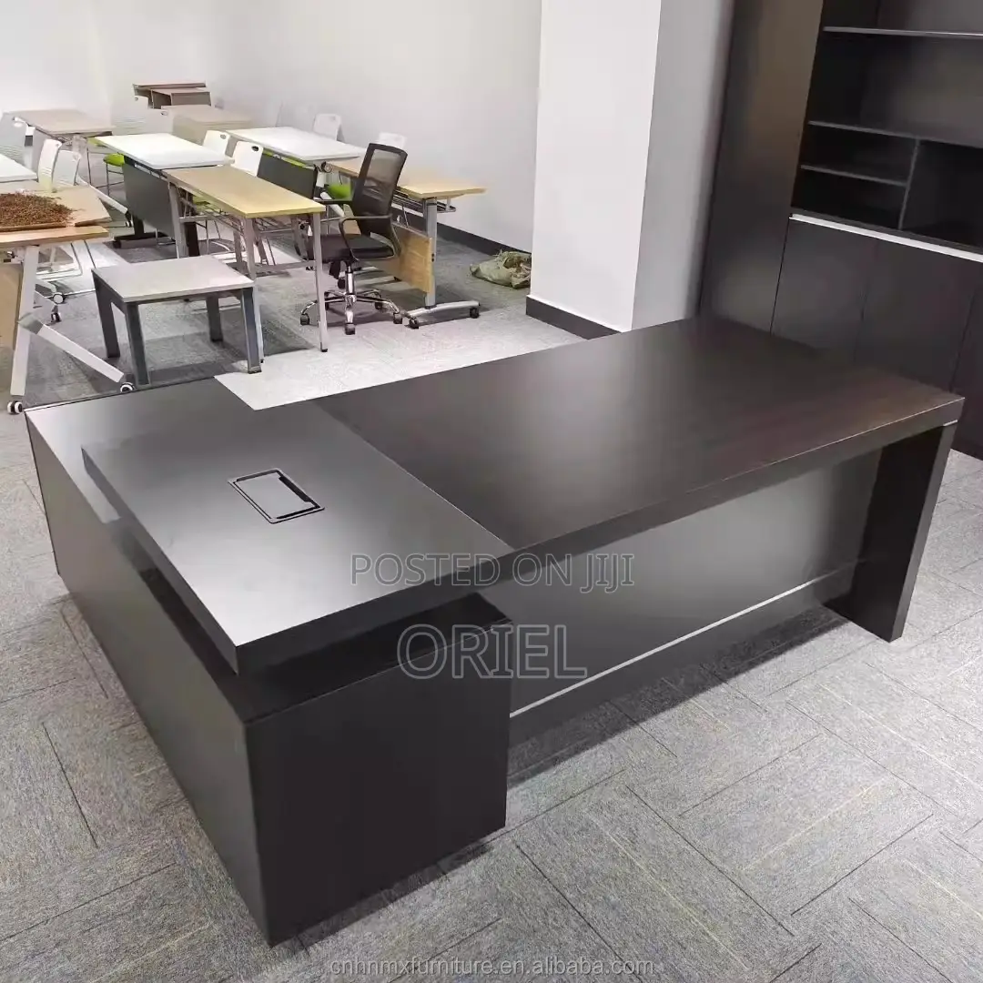 Office Table : 180cm L-Shaped Executive Table