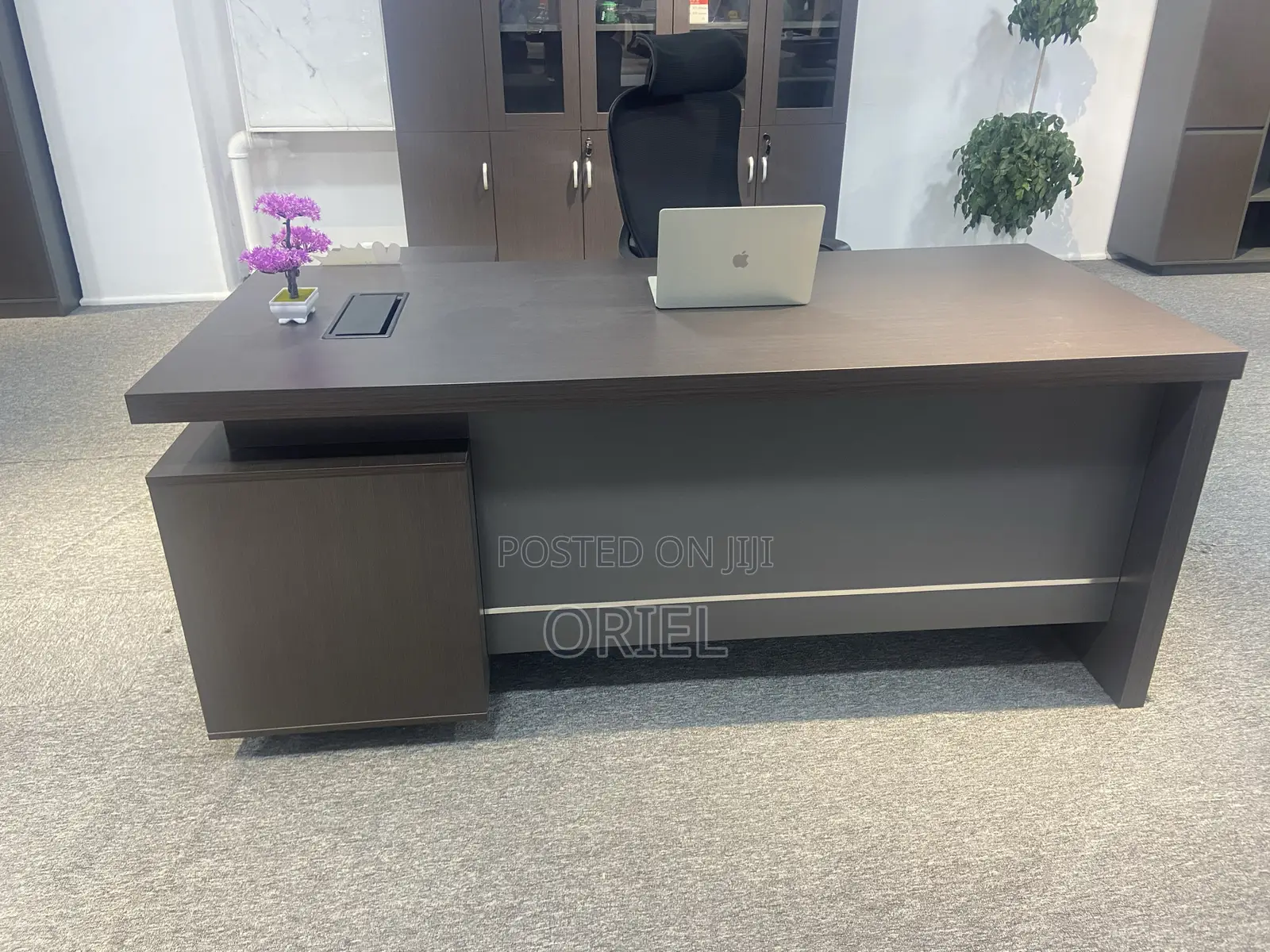 Office Table : 180cm L-Shaped Executive Table