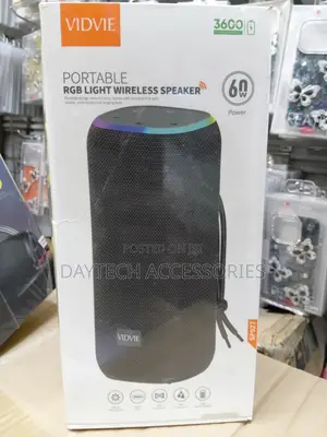 This Is a Vidvie Sp927 Portable Wireless Speaker With RGB Lighting.