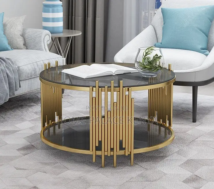 Centre Table: High End Versatile Double Deck Black Table