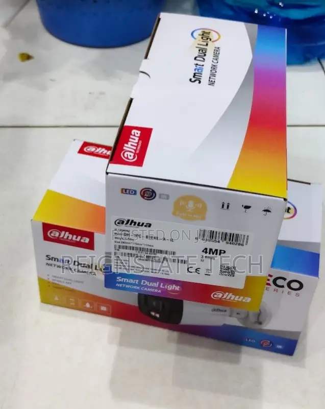 Two Way Audio Dahua Network Bullet Camera 4mp Colored
