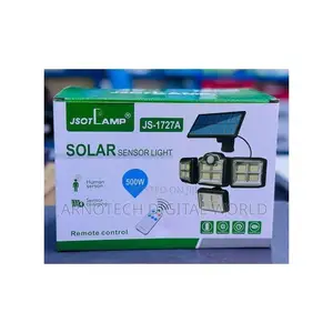 500w Four Head Solar Outdoor Motion Detection Security Flood Light